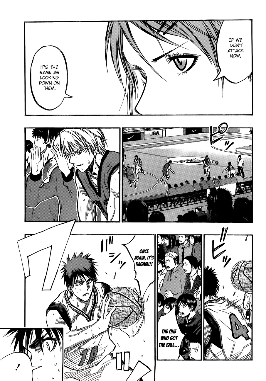 Kuroko no Basket Chapter 190 page 17 - Chapter 190: That's Why I'll Go All Out