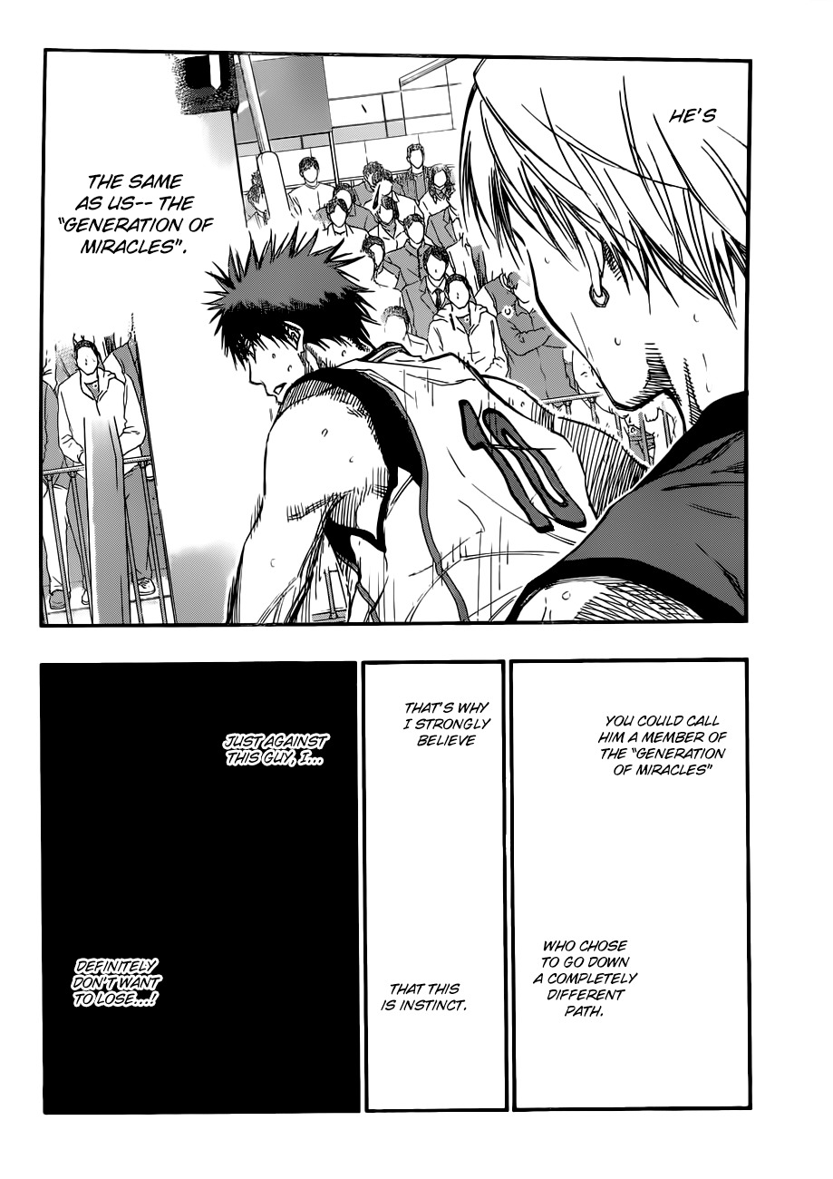 Kuroko no Basket Chapter 190 page 4 - Chapter 190: That's Why I'll Go All Out