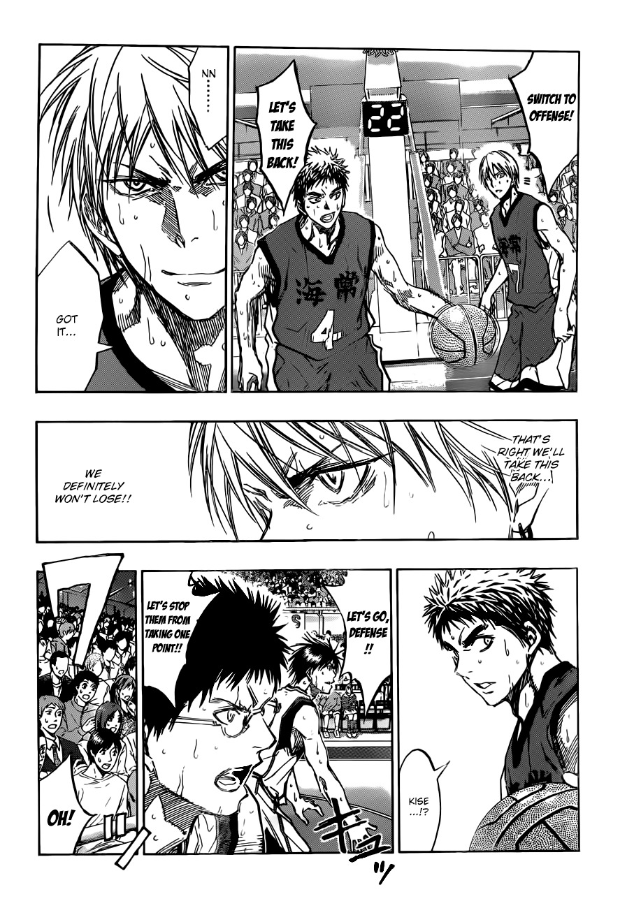 Kuroko no Basket Chapter 190 page 6 - Chapter 190: That's Why I'll Go All Out