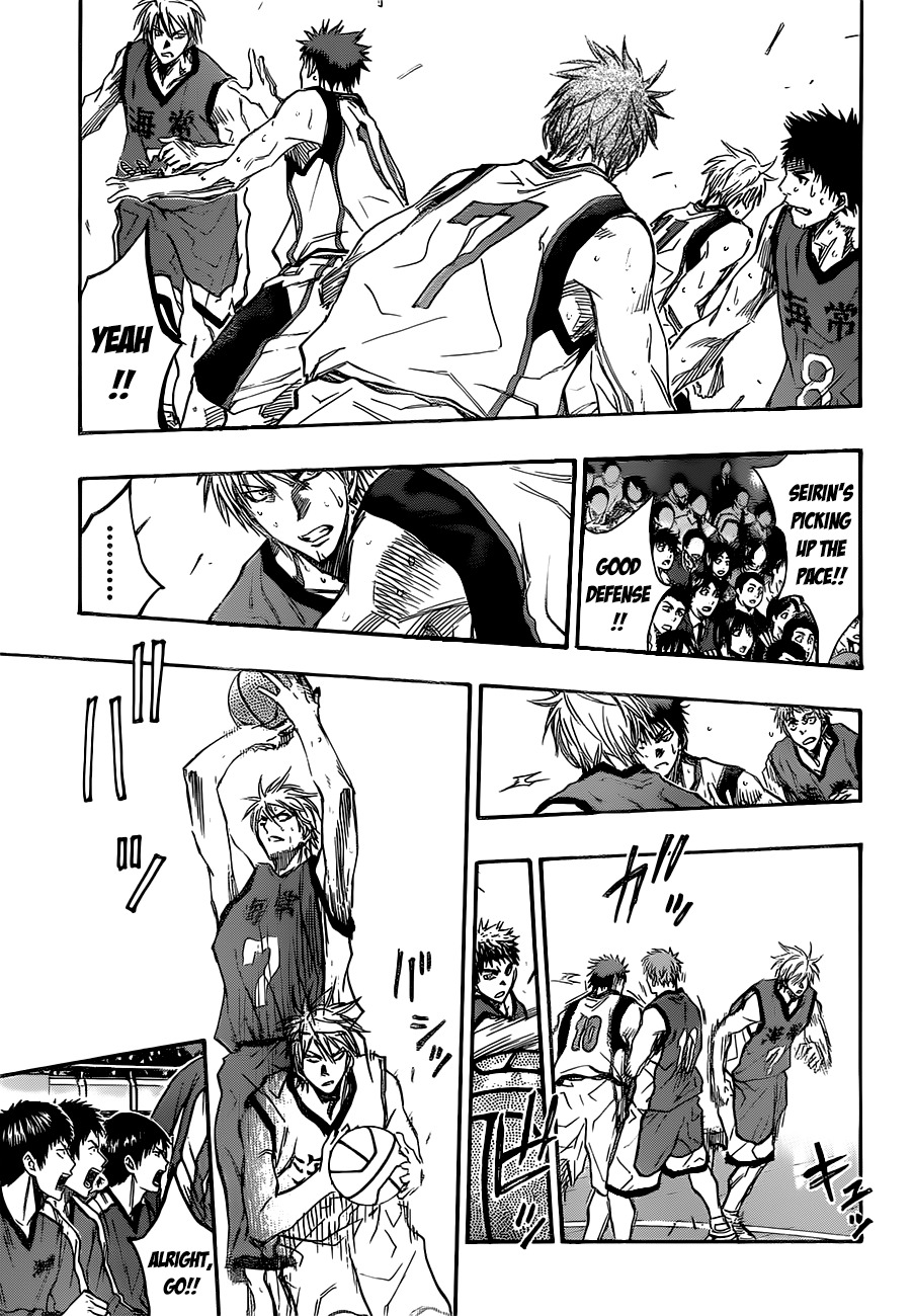 Kuroko no Basket Chapter 190 page 7 - Chapter 190: That's Why I'll Go All Out