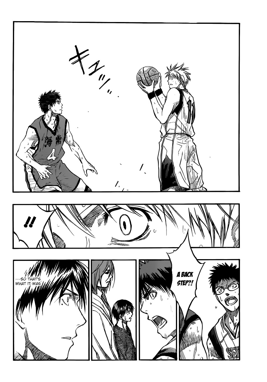 Kuroko no Basket Chapter 191 page 12 - Chapter 191: You're Completely Visible