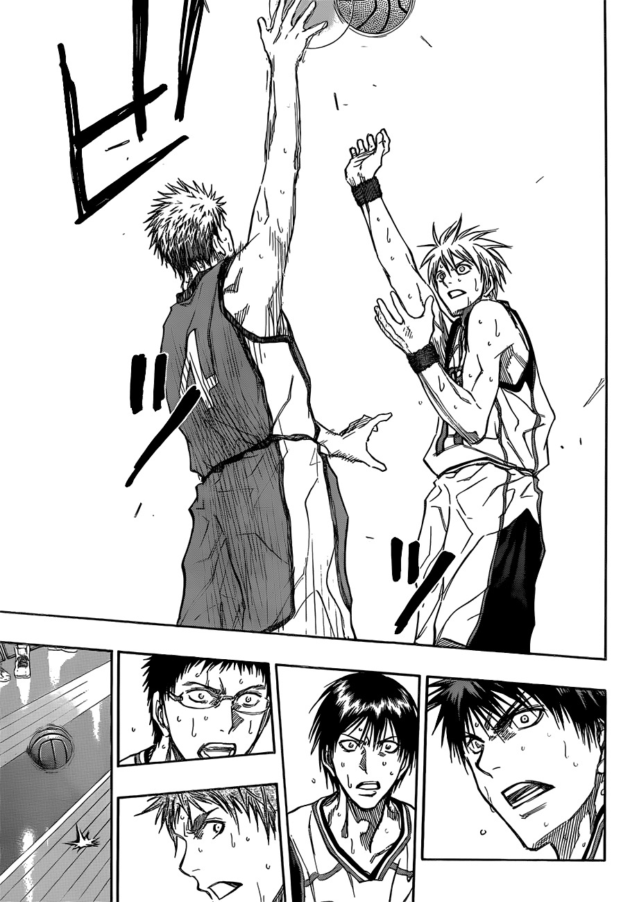 Kuroko no Basket Chapter 191 page 15 - Chapter 191: You're Completely Visible