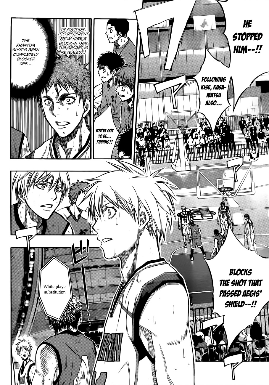 Kuroko no Basket Chapter 191 page 16 - Chapter 191: You're Completely Visible