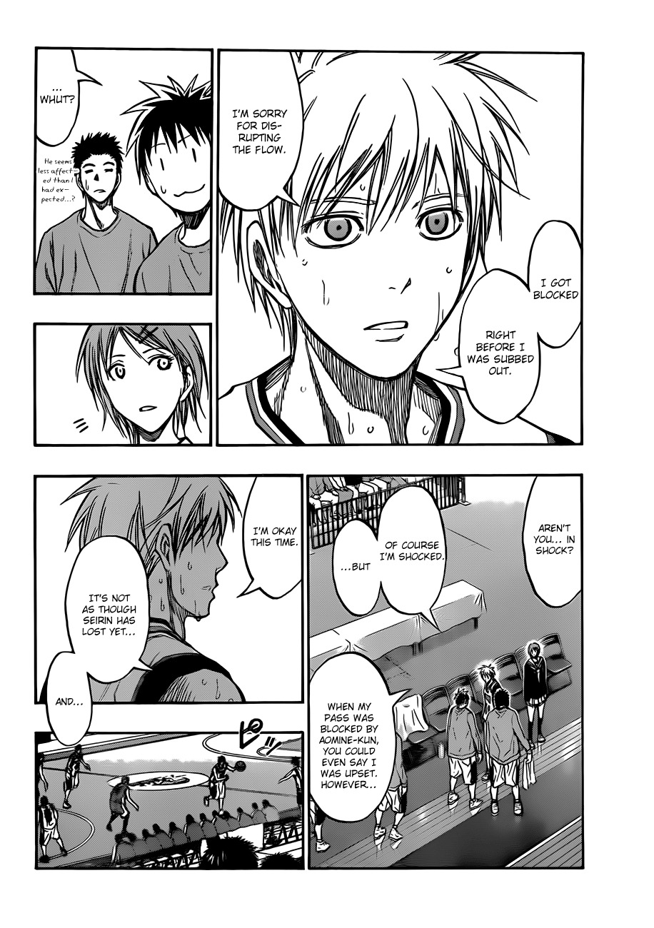 Kuroko no Basket Chapter 191 page 18 - Chapter 191: You're Completely Visible
