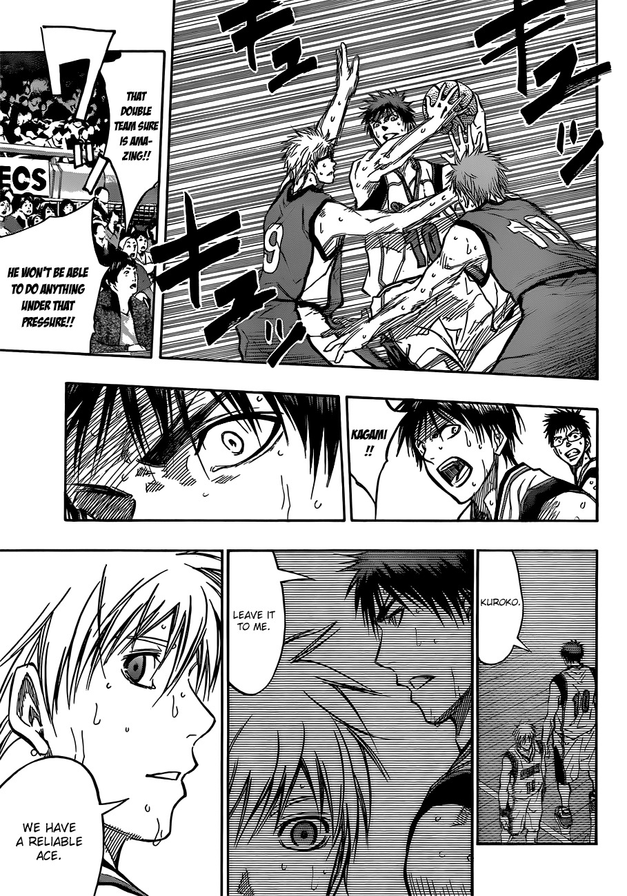 Kuroko no Basket Chapter 191 page 19 - Chapter 191: You're Completely Visible