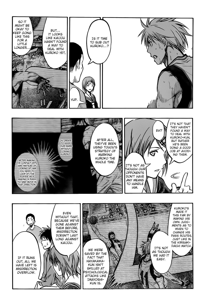 Kuroko no Basket Chapter 191 page 8 - Chapter 191: You're Completely Visible