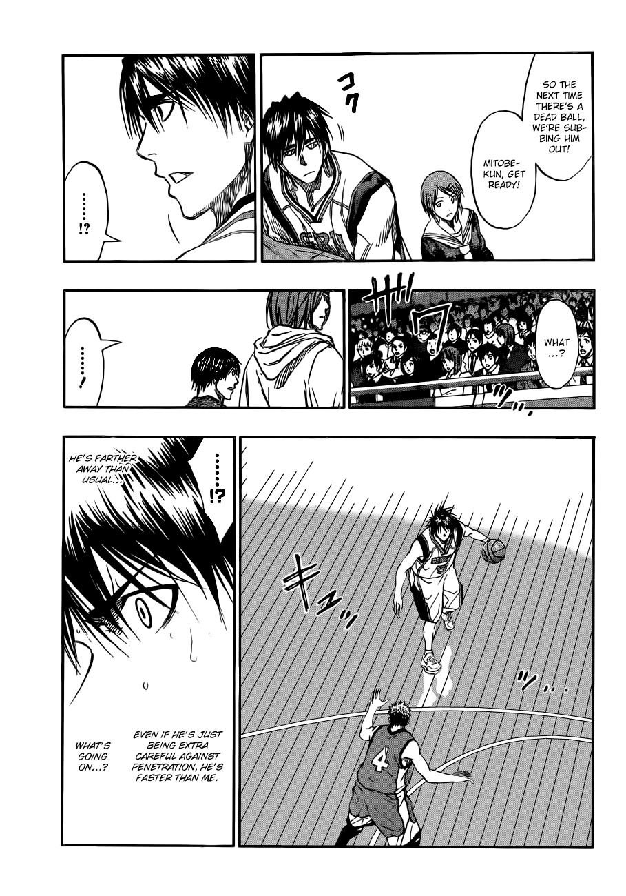 Kuroko no Basket Chapter 191 page 9 - Chapter 191: You're Completely Visible