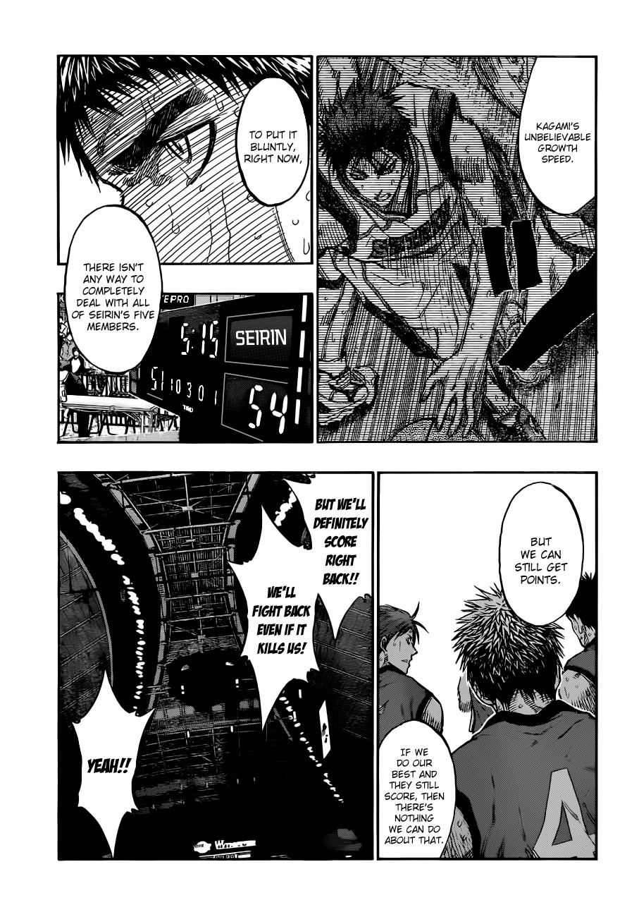 Kuroko no Basket Chapter 193 page 13 - Chapter 193: Don't Underestimate Us!!