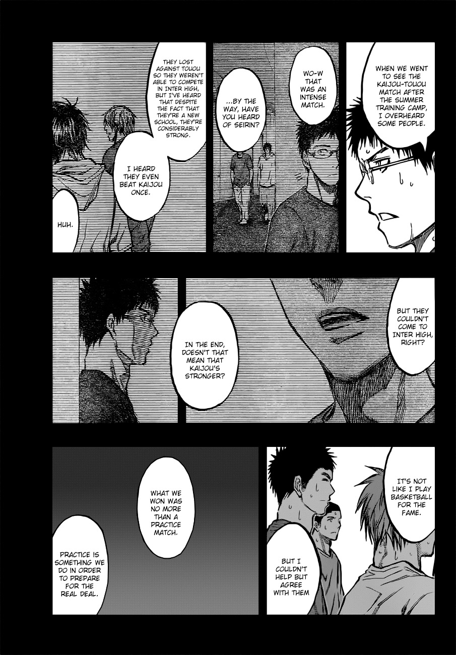 Kuroko no Basket Chapter 194 page 15 - Chapter 194: In order to win