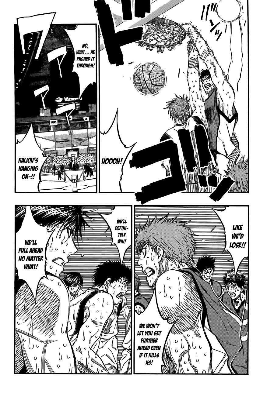 Kuroko no Basket Chapter 195 page 10 - Chapter 195: It's The Climax