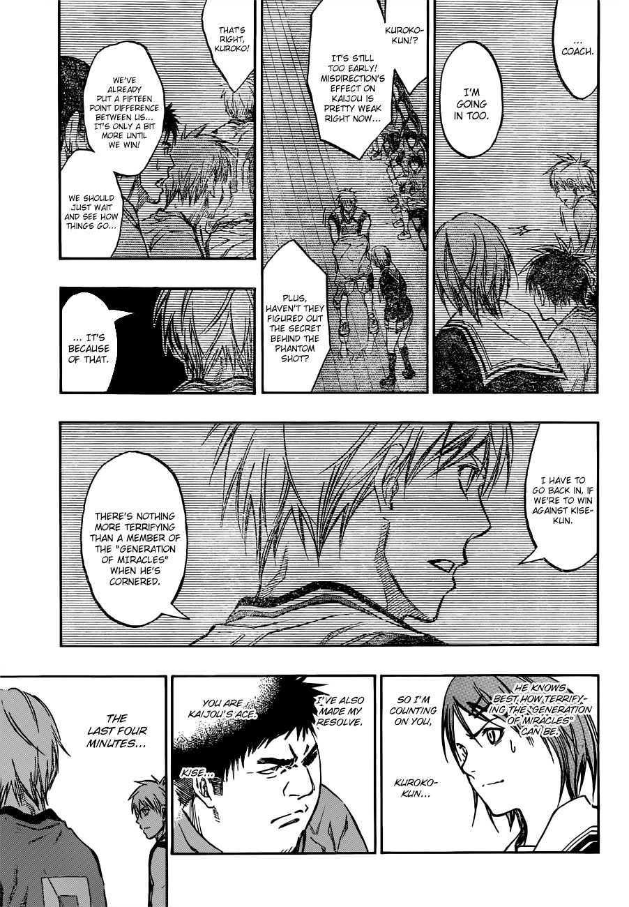 Kuroko no Basket Chapter 195 page 19 - Chapter 195: It's The Climax