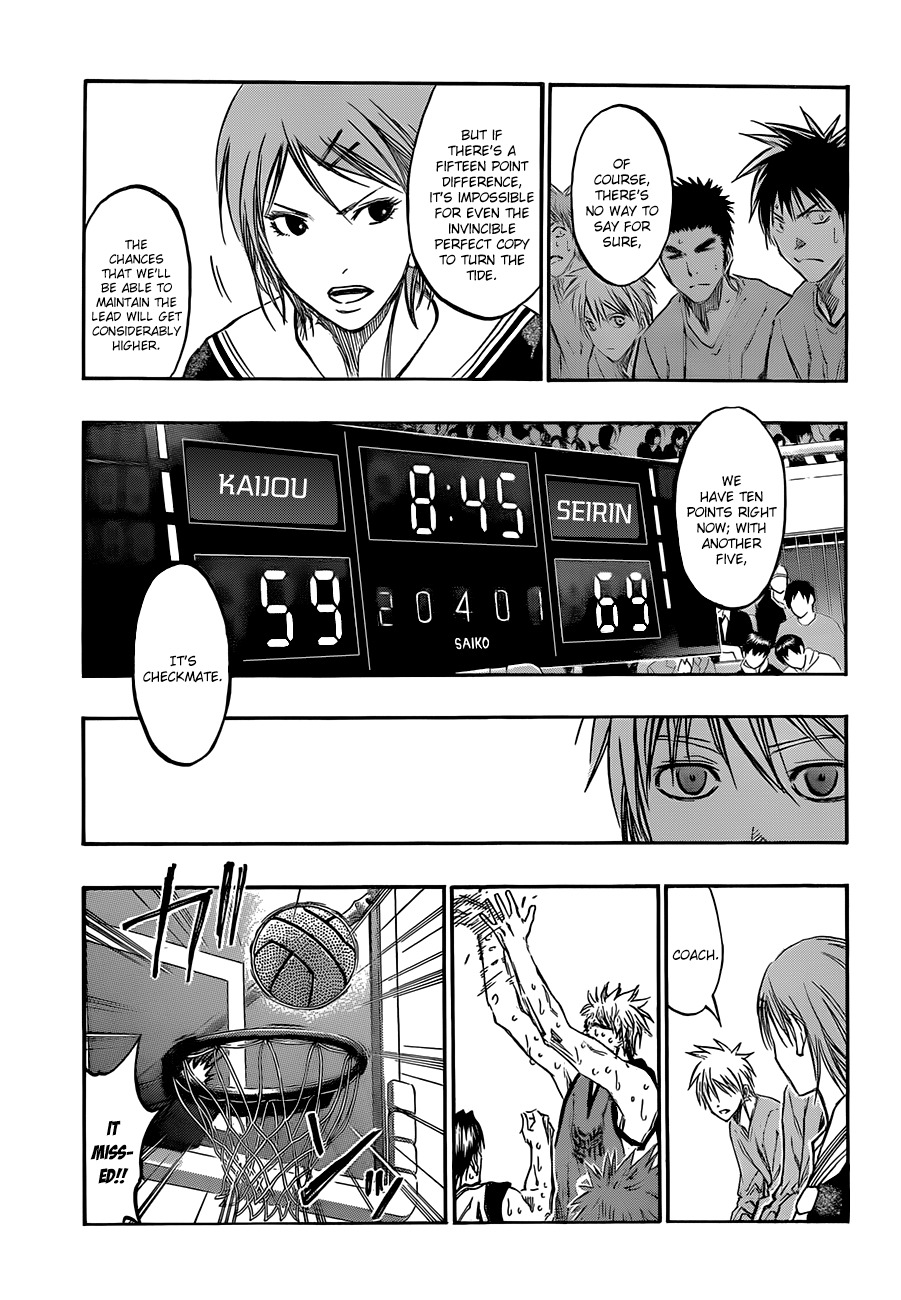 Kuroko no Basket Chapter 195 page 9 - Chapter 195: It's The Climax