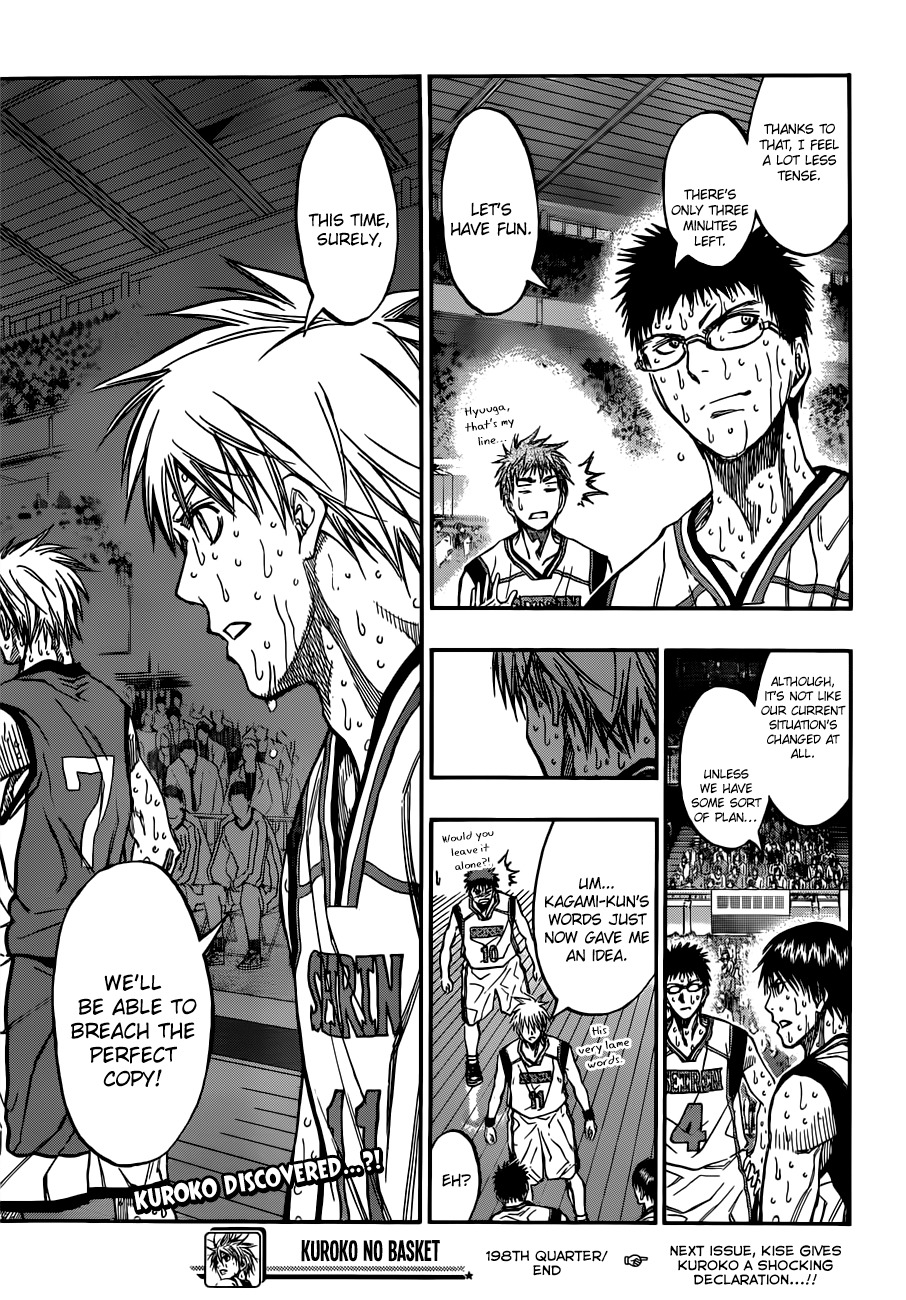 Kuroko no Basket Chapter 198 page 21 - Chapter 198: This Time, For Sure
