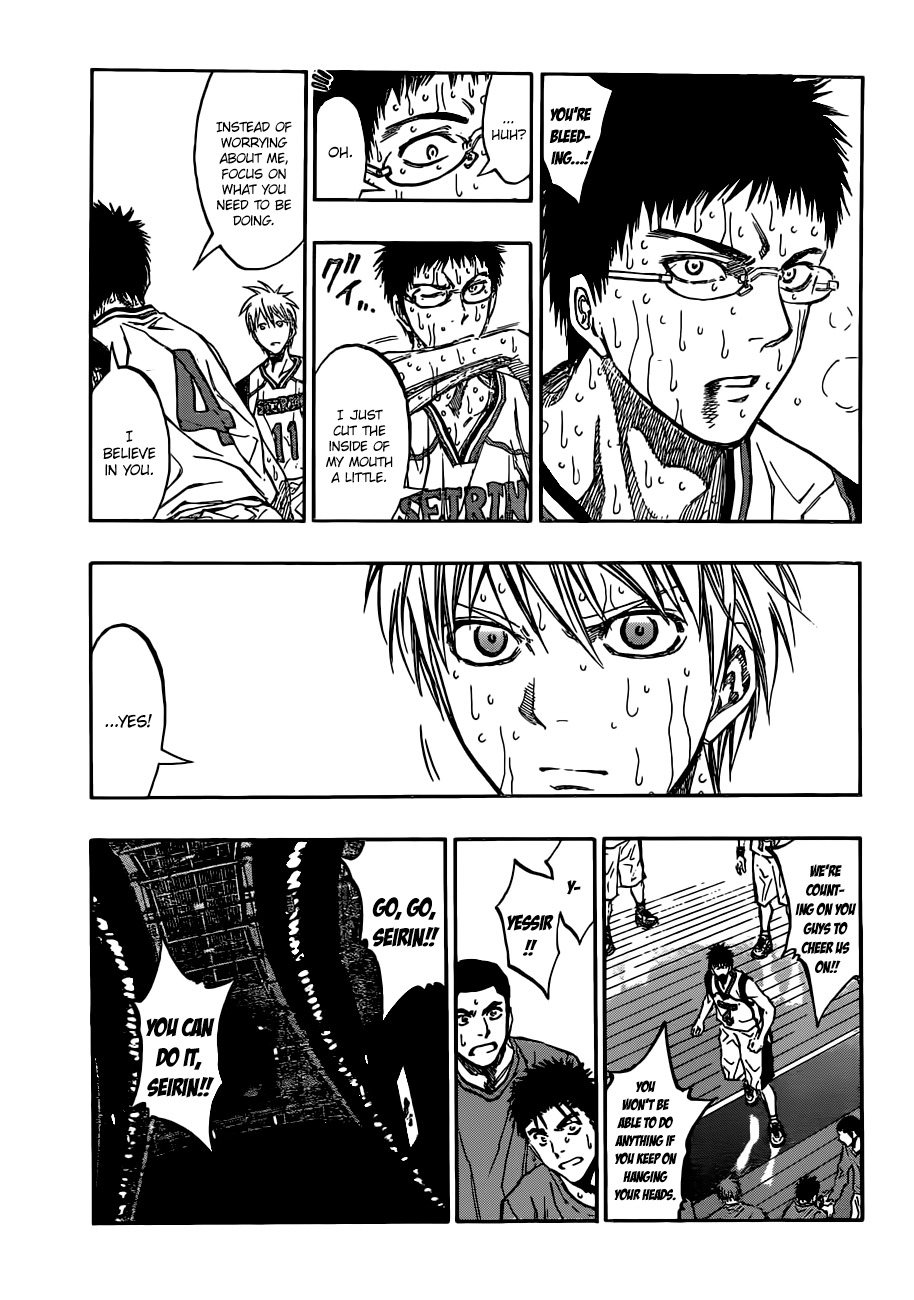 Kuroko no Basket Chapter 199 page 17 - Chapter 199: A Near-Impossible Feat
