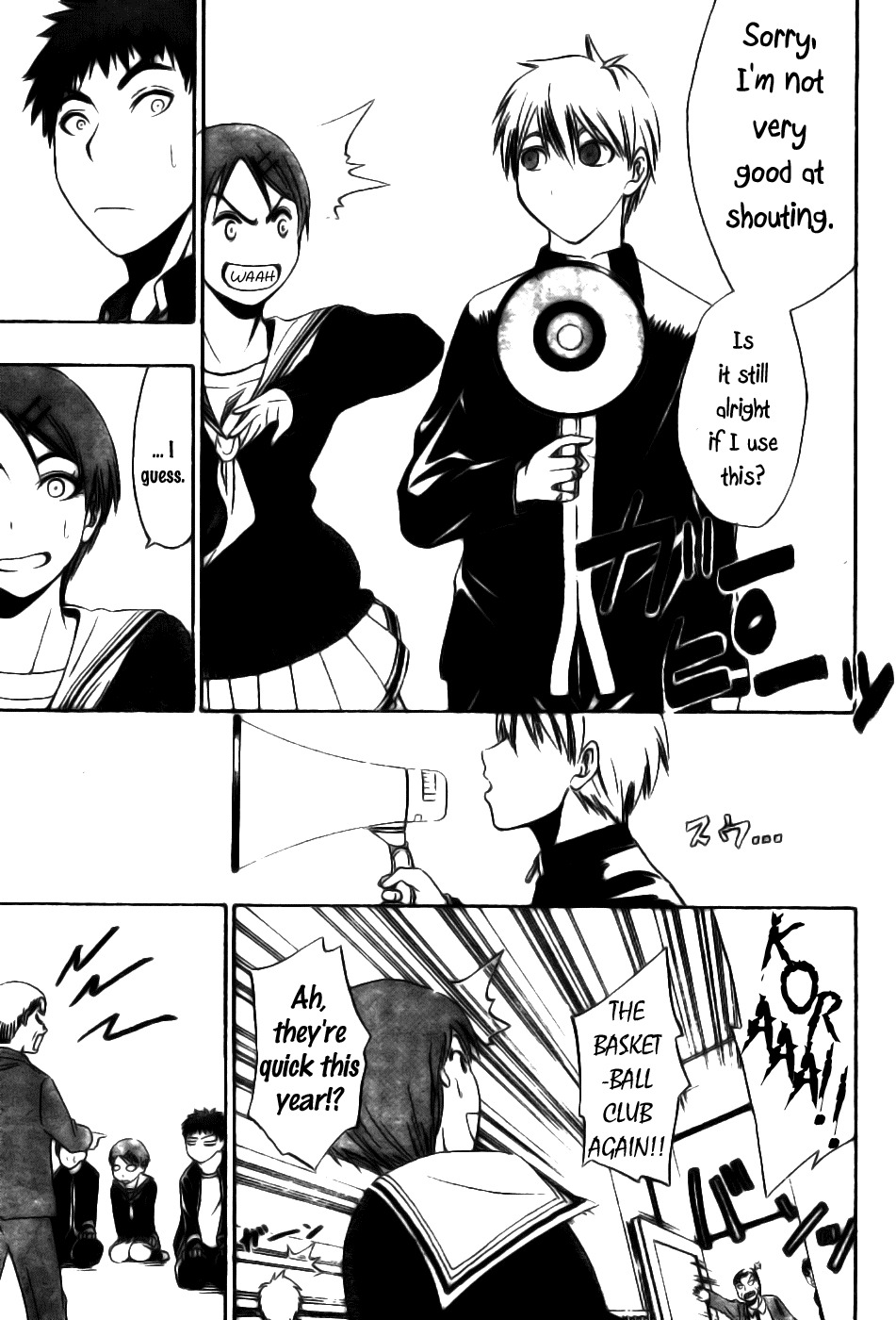 Kuroko no Basket Chapter 2 page 17 - Chapter 2: Monday at 8:40 on the Rooftop