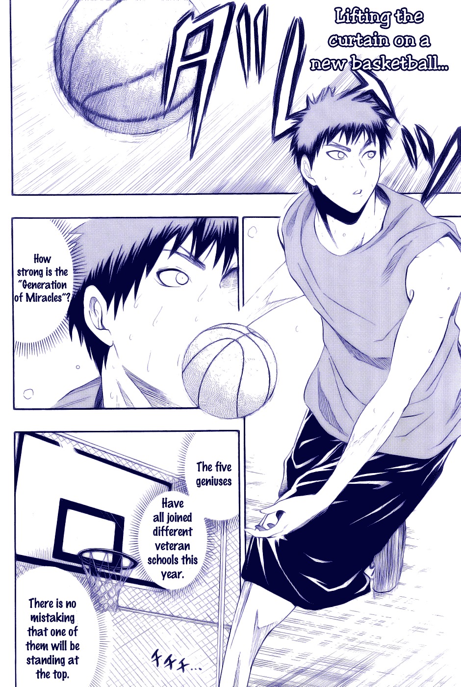 Kuroko no Basket Chapter 2 page 2 - Chapter 2: Monday at 8:40 on the Rooftop