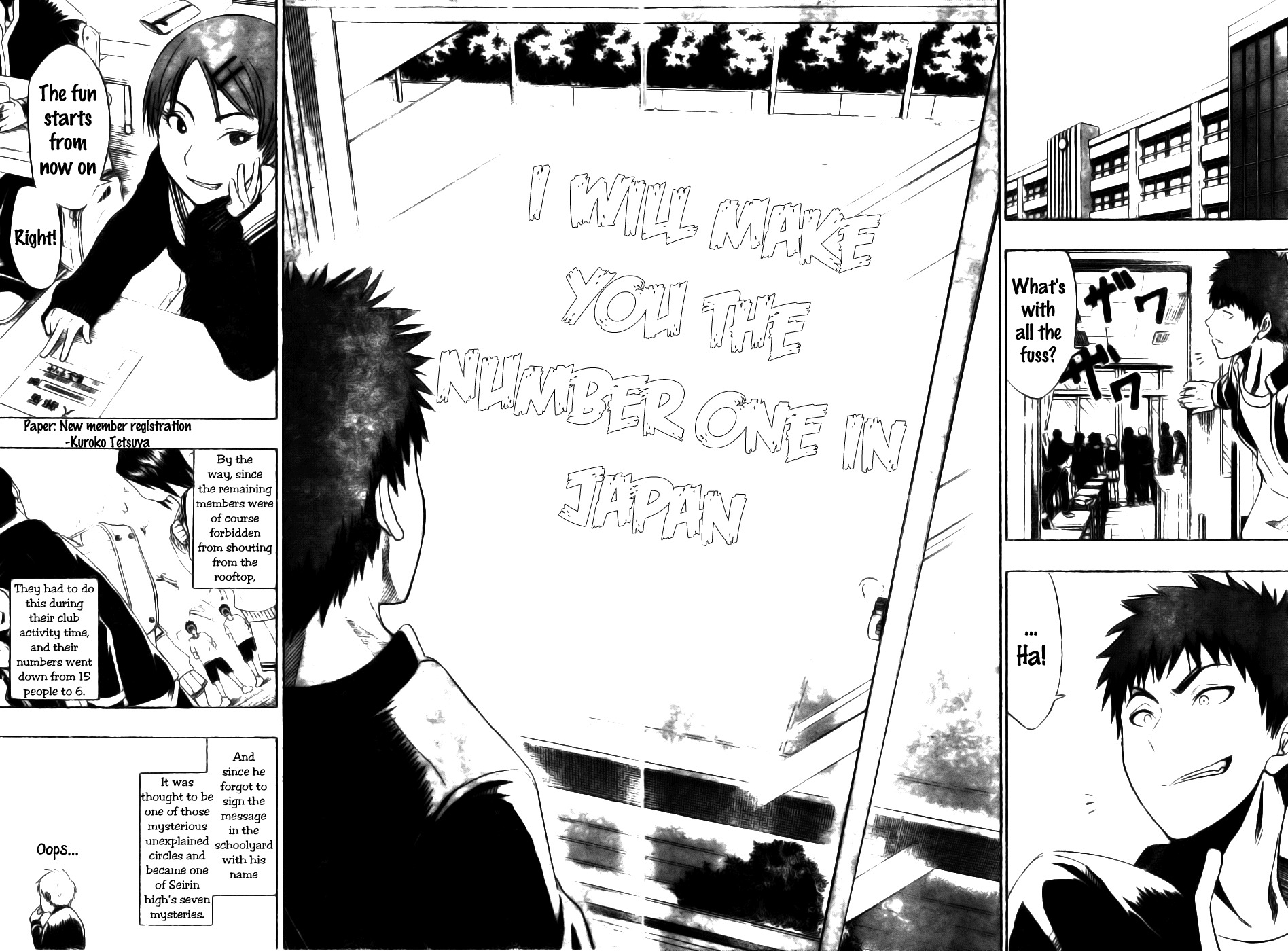 Kuroko no Basket Chapter 2 page 22 - Chapter 2: Monday at 8:40 on the Rooftop