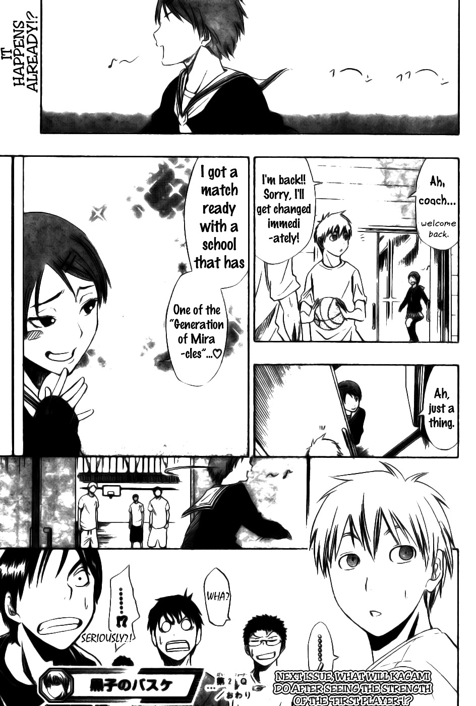 Kuroko no Basket Chapter 2 page 24 - Chapter 2: Monday at 8:40 on the Rooftop