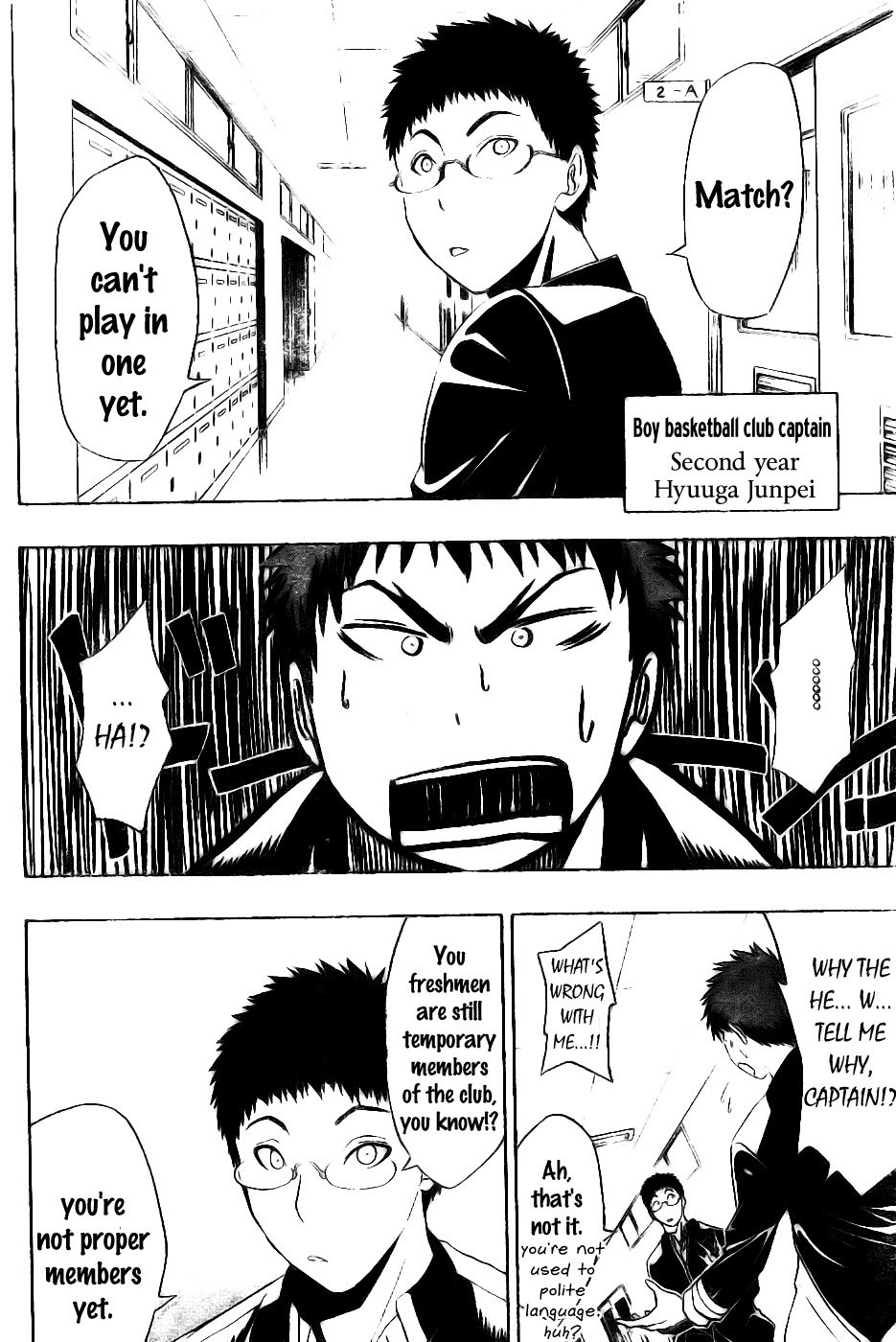 Kuroko no Basket Chapter 2 page 4 - Chapter 2: Monday at 8:40 on the Rooftop