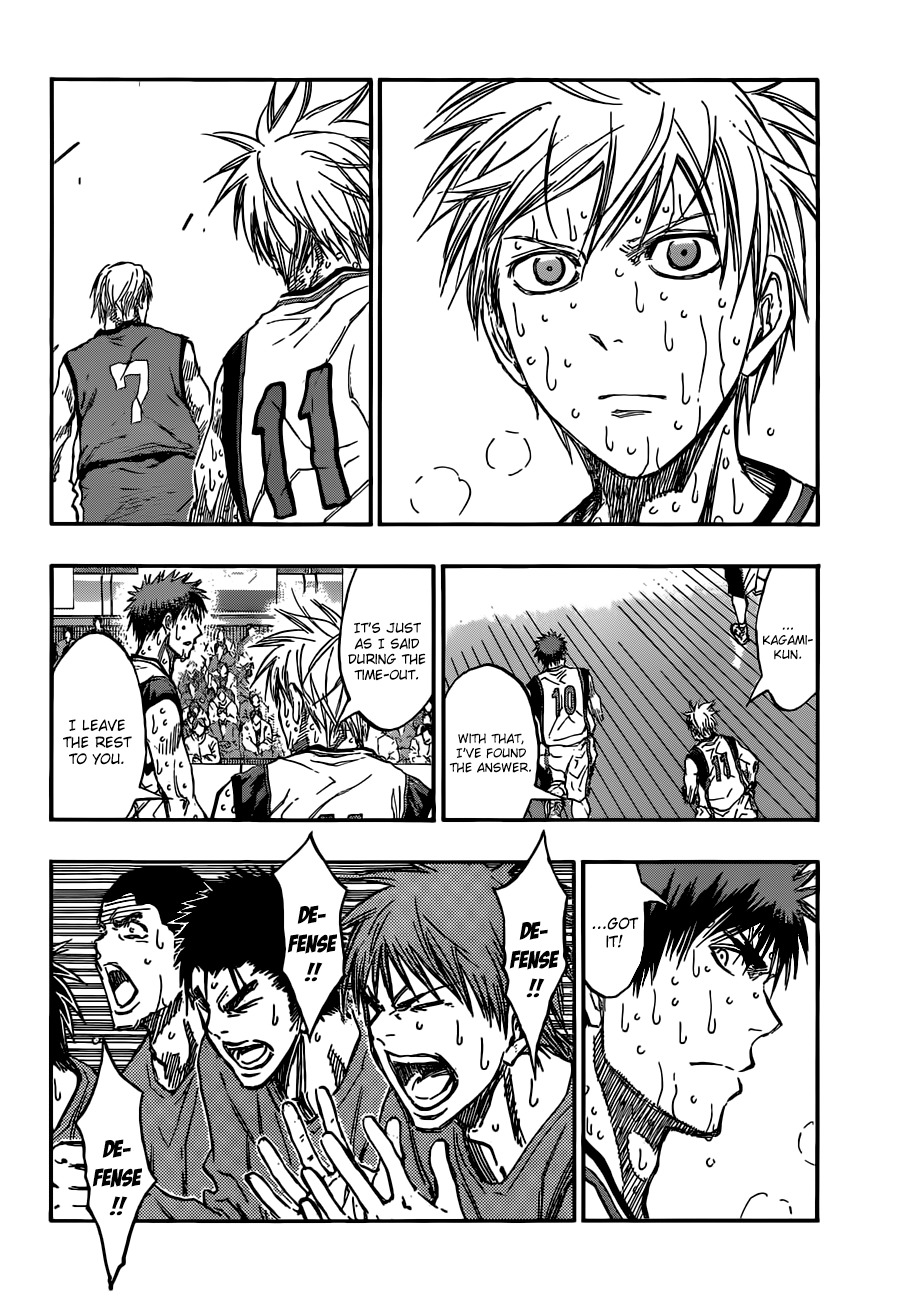 Kuroko no Basket Chapter 200 page 18 - Chapter 200: I've Found The Answer