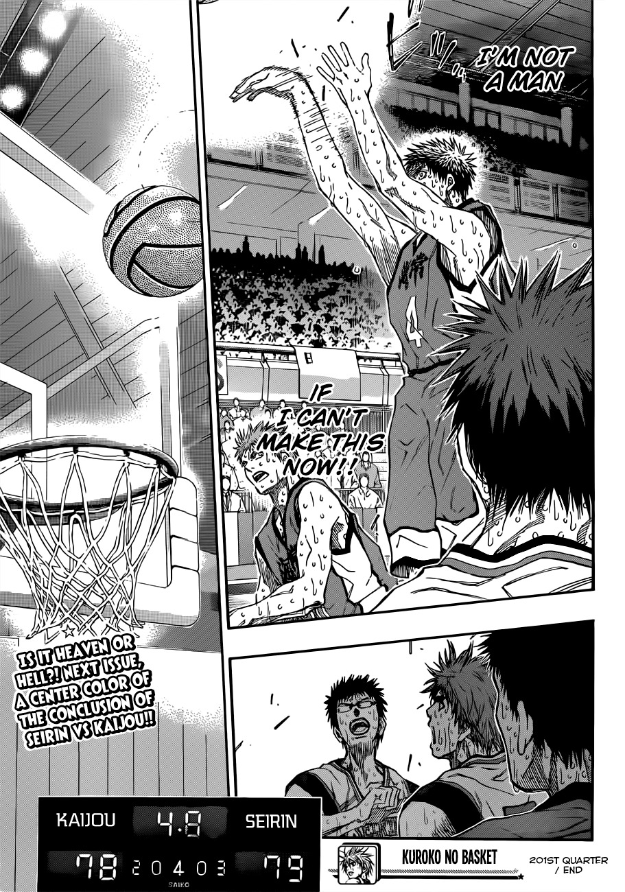 Kuroko no Basket Chapter 201 page 21 - Chapter 201: It's According To Plan