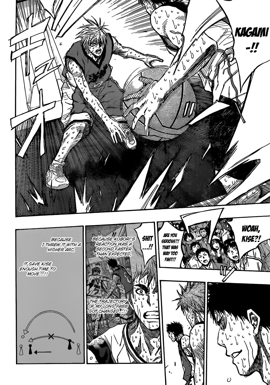 Kuroko no Basket Chapter 202 page 10 - Chapter 202: I Never Expected…