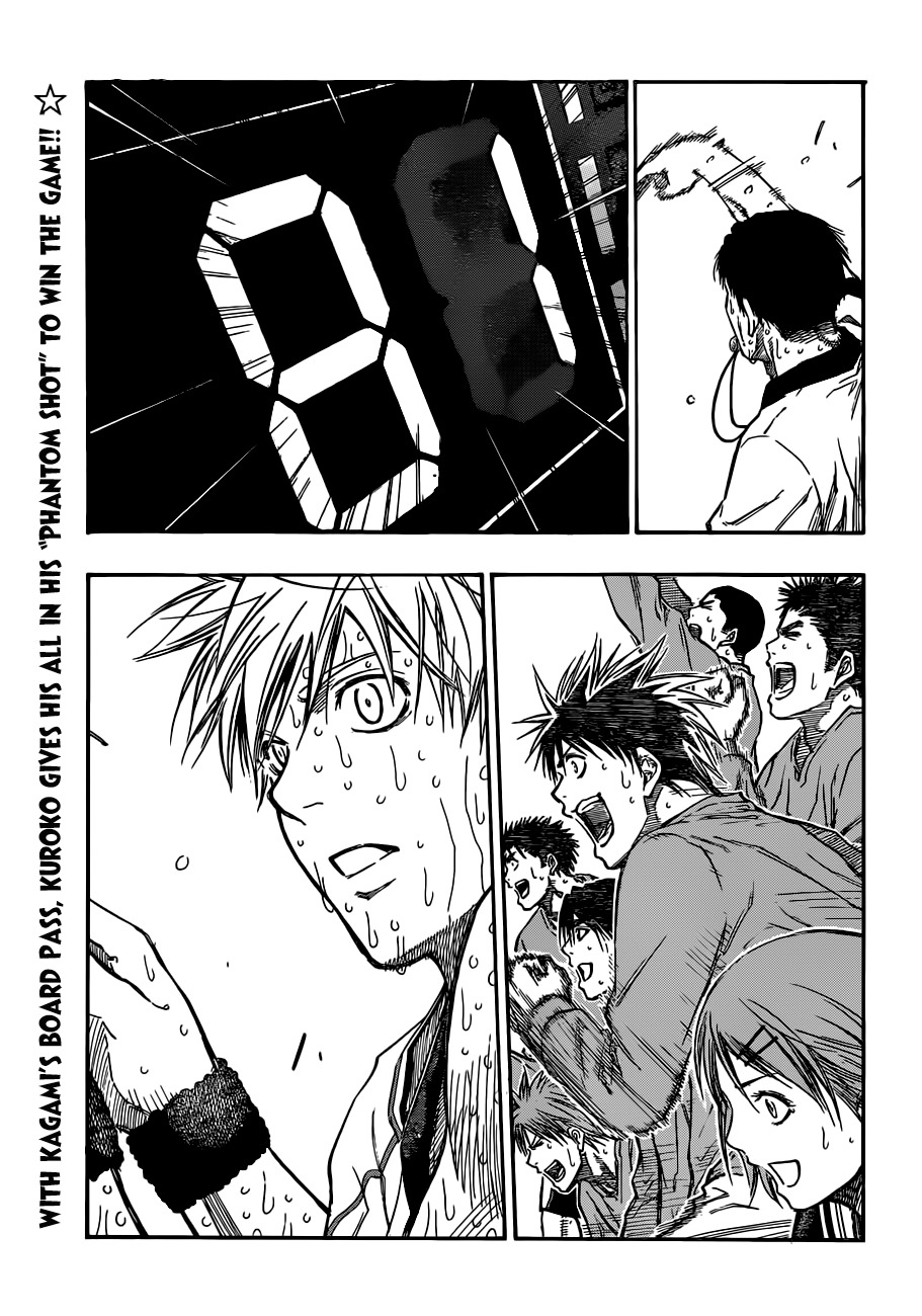 Kuroko no Basket Chapter 203 page 1 - Chapter 203: He's An Amazing Player