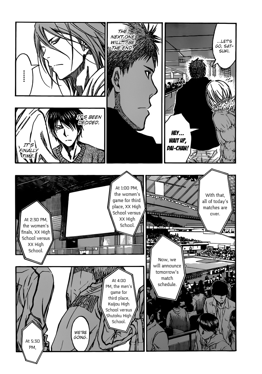 Kuroko no Basket Chapter 203 page 11 - Chapter 203: He's An Amazing Player