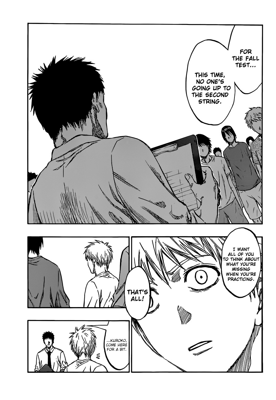 Kuroko no Basket Chapter 205 page 13 - Chapter 205: I No Longer Know