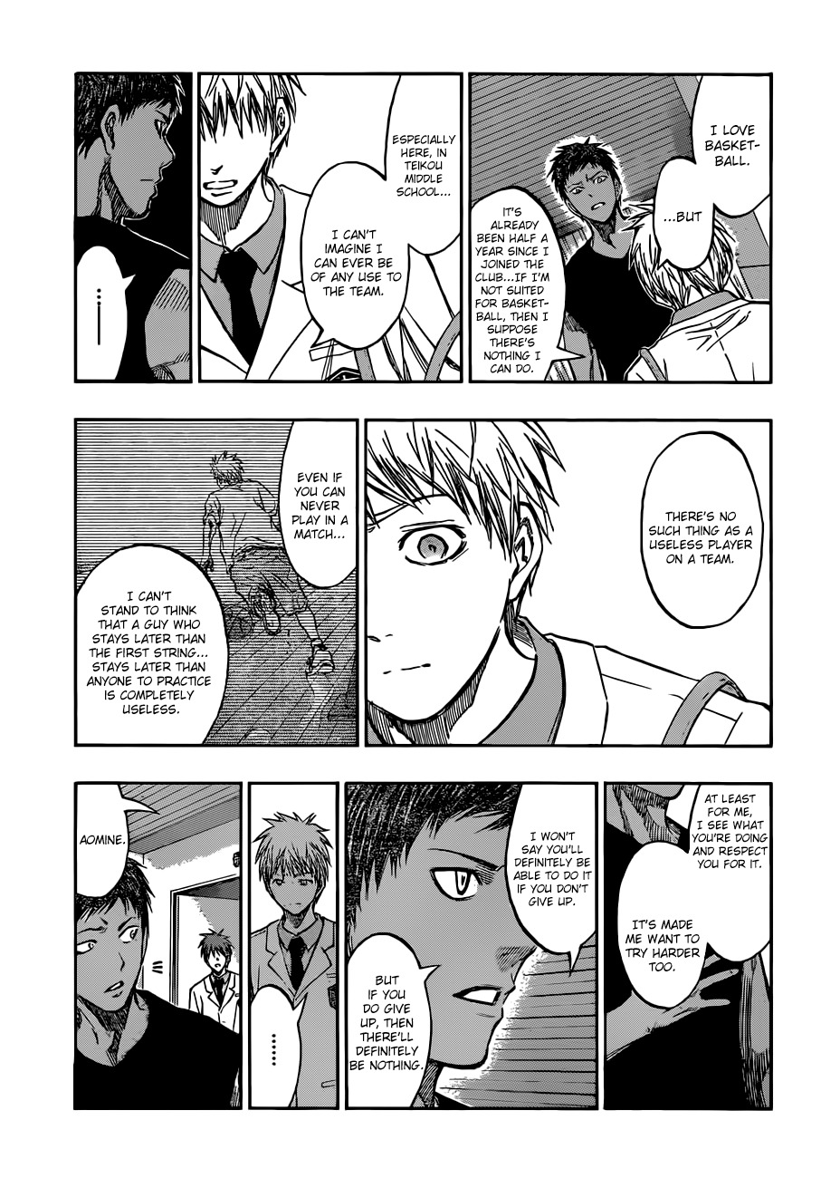 Kuroko no Basket Chapter 205 page 17 - Chapter 205: I No Longer Know