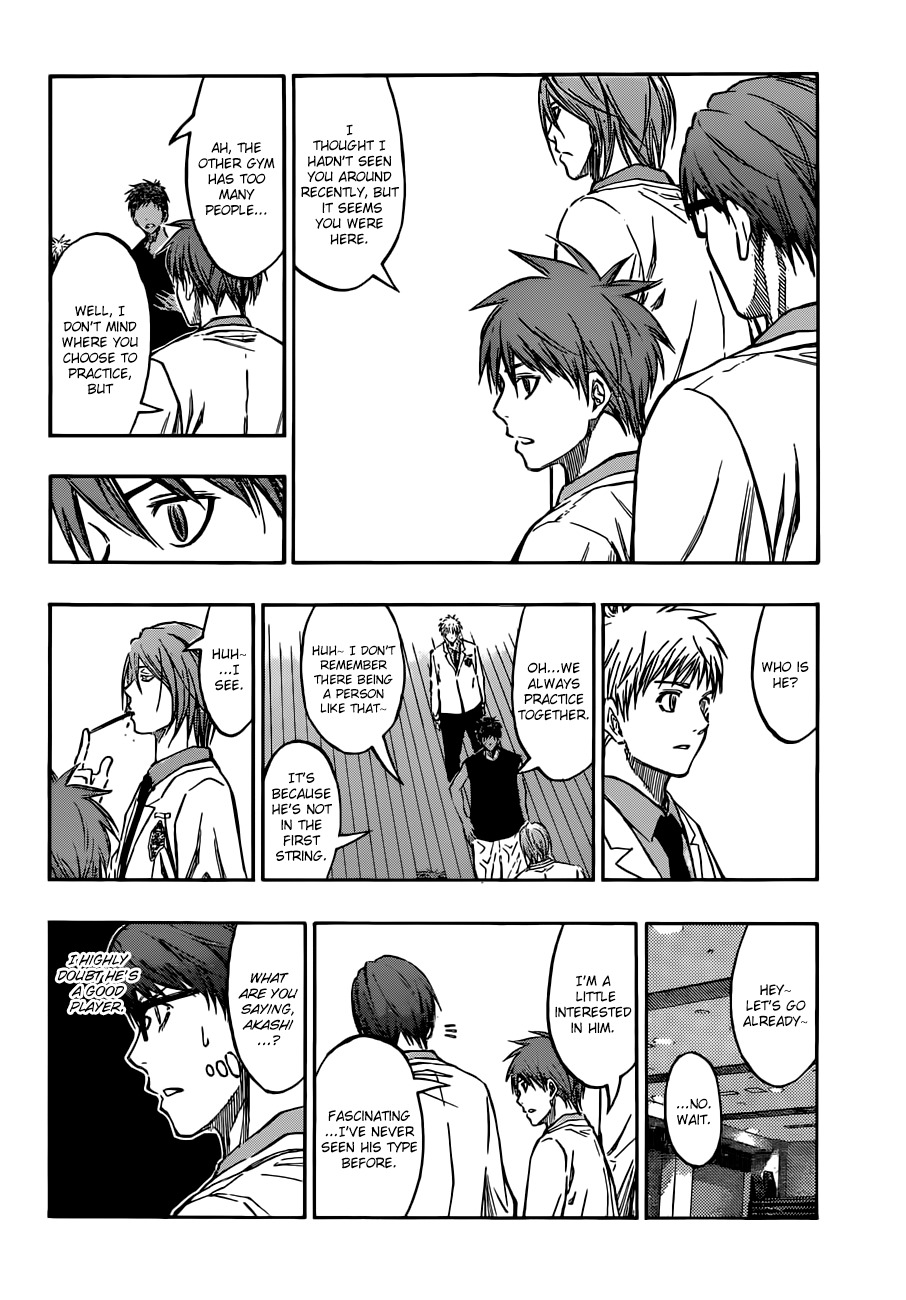 Kuroko no Basket Chapter 205 page 18 - Chapter 205: I No Longer Know