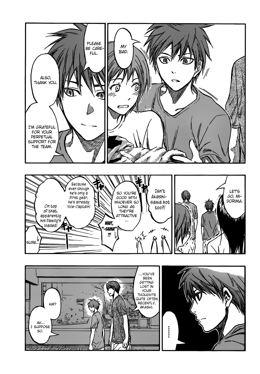 Kuroko no Basket Chapter 205 page 9 - Chapter 205: I No Longer Know