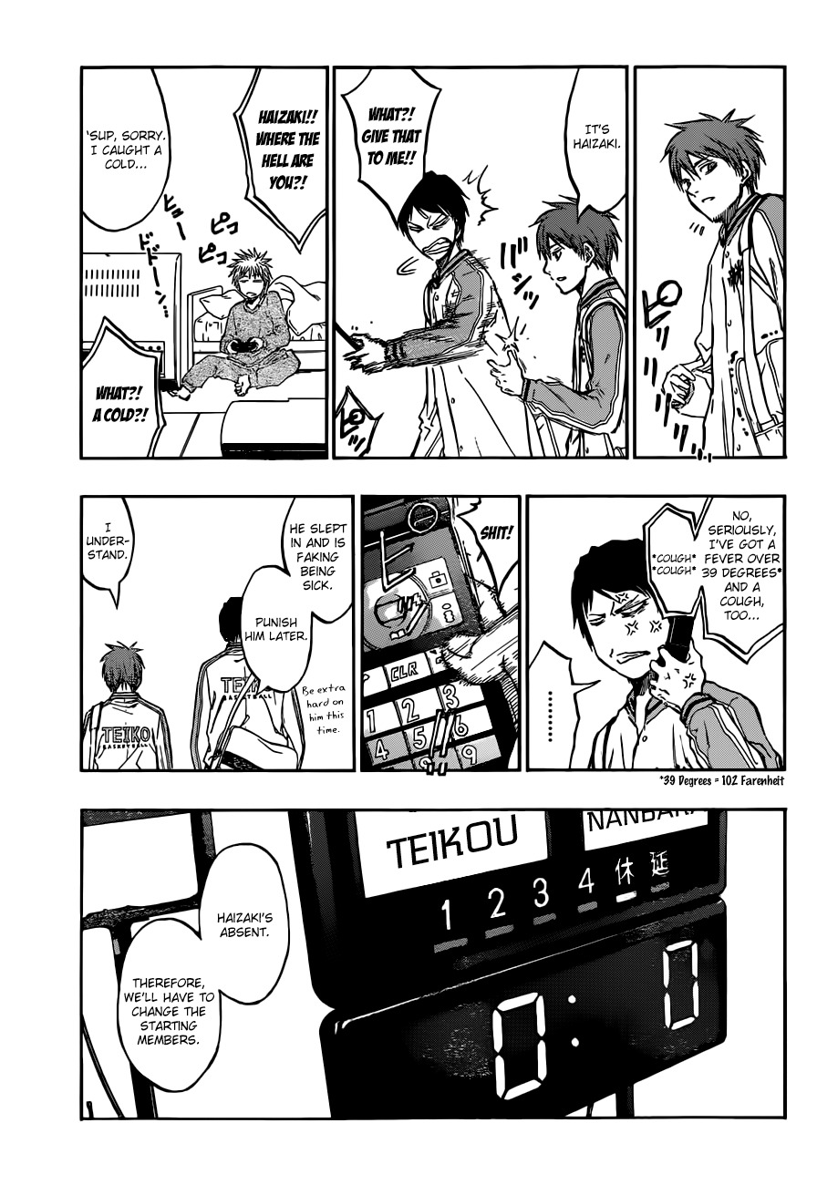 Kuroko no Basket Chapter 208 page 11 - Chapter 208: I'm Alright