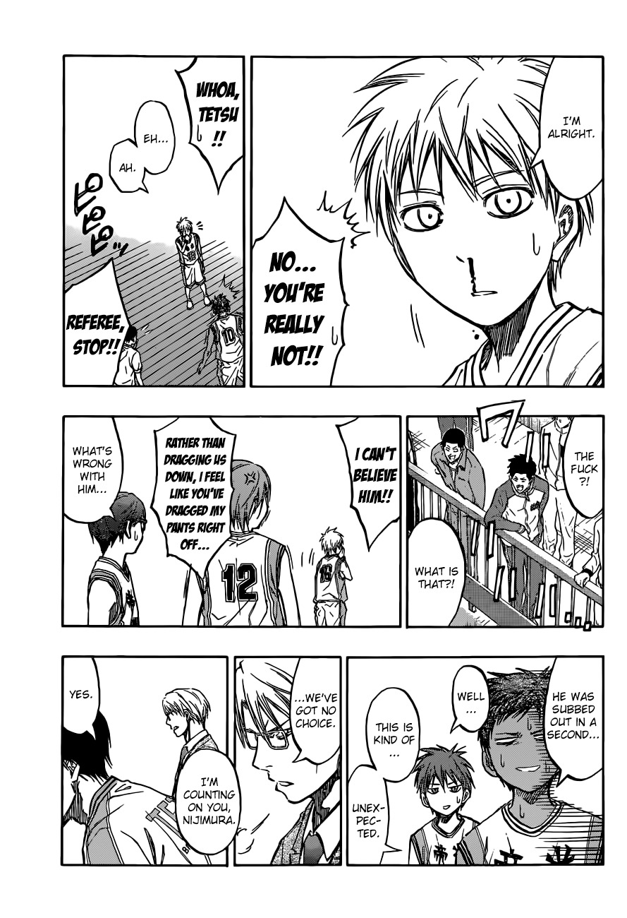 Kuroko no Basket Chapter 208 page 15 - Chapter 208: I'm Alright