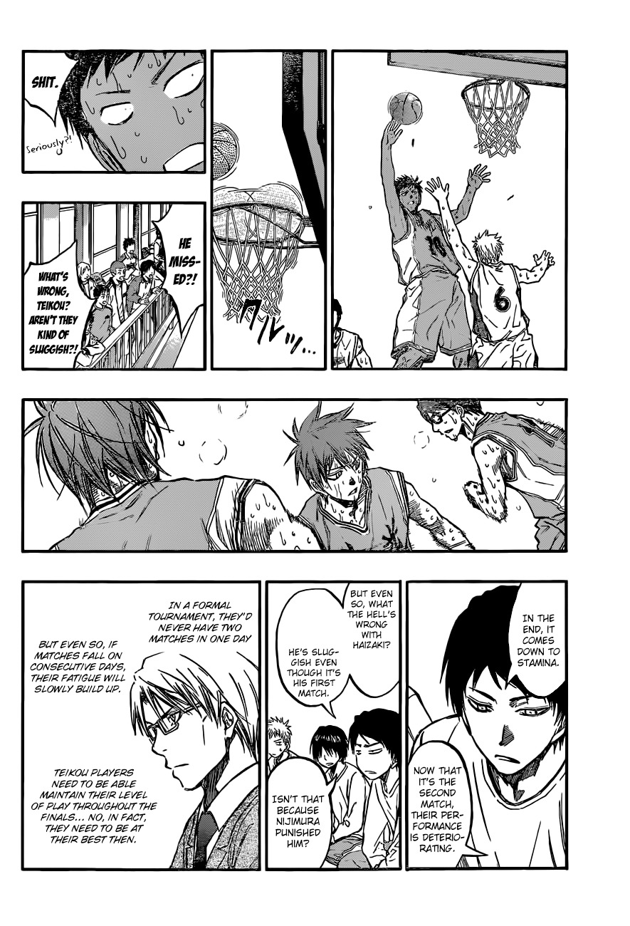 Kuroko no Basket Chapter 209 page 12 - Chapter 209: You Can Do It!