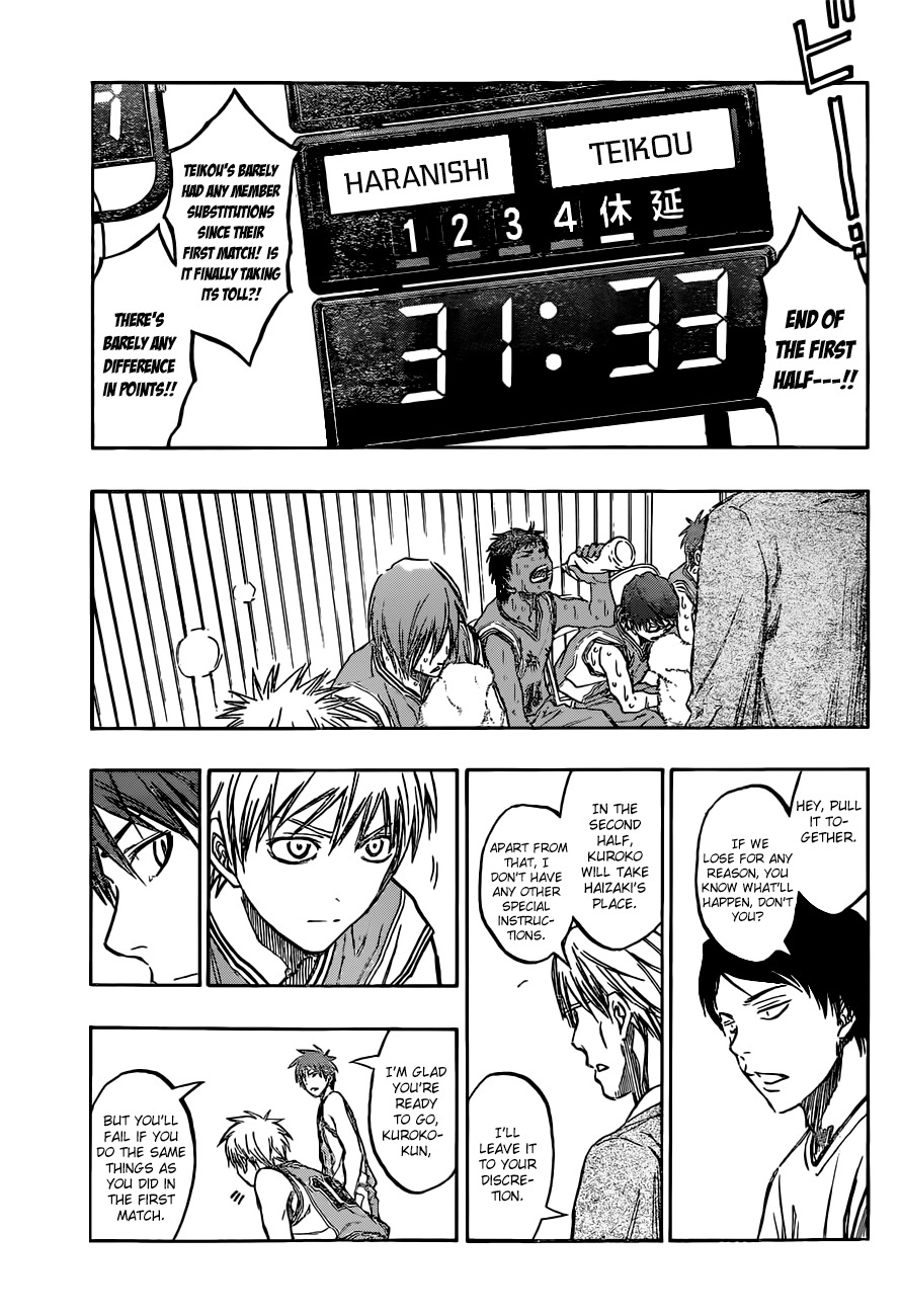 Kuroko no Basket Chapter 209 page 13 - Chapter 209: You Can Do It!