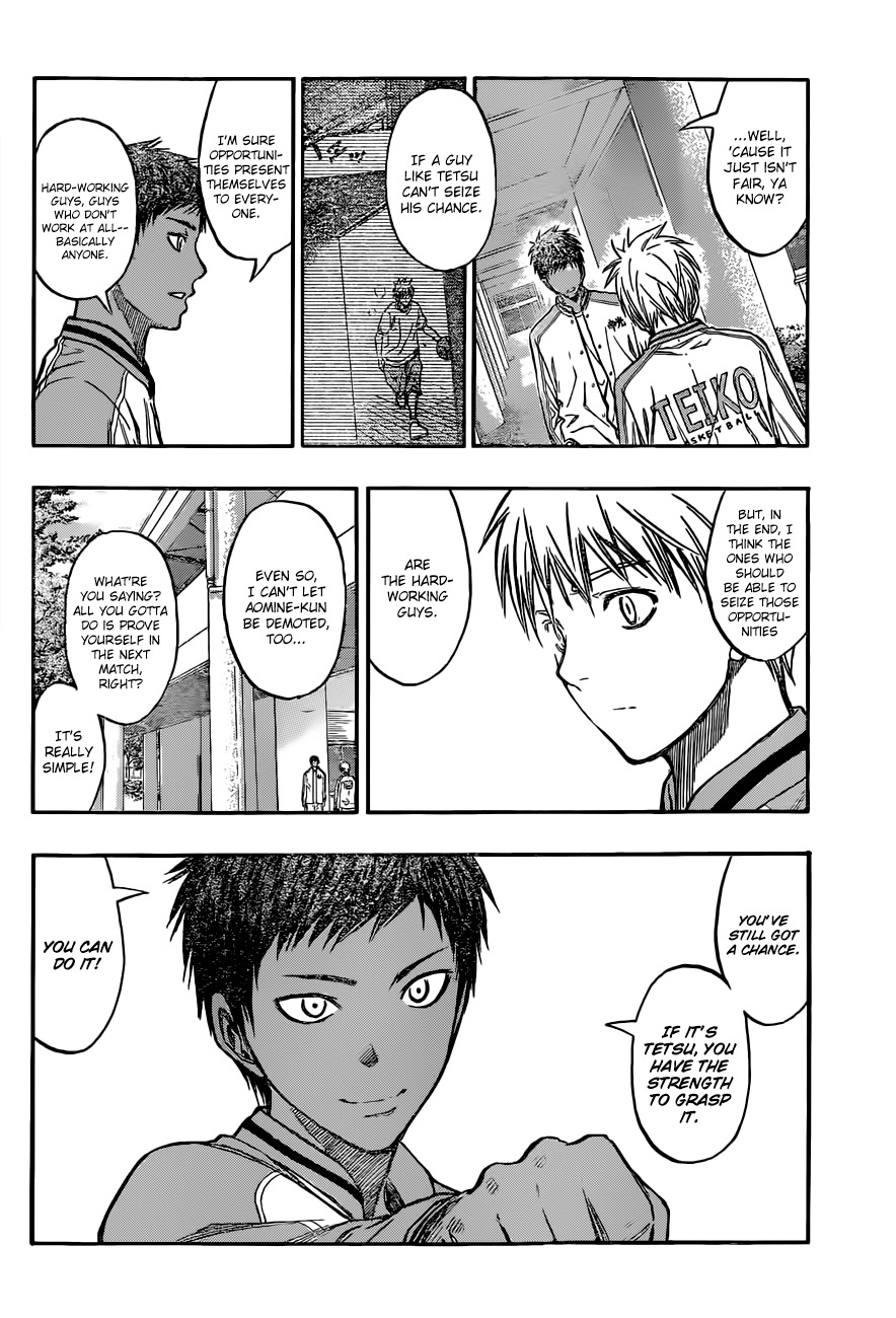 Kuroko no Basket Chapter 209 page 8 - Chapter 209: You Can Do It!