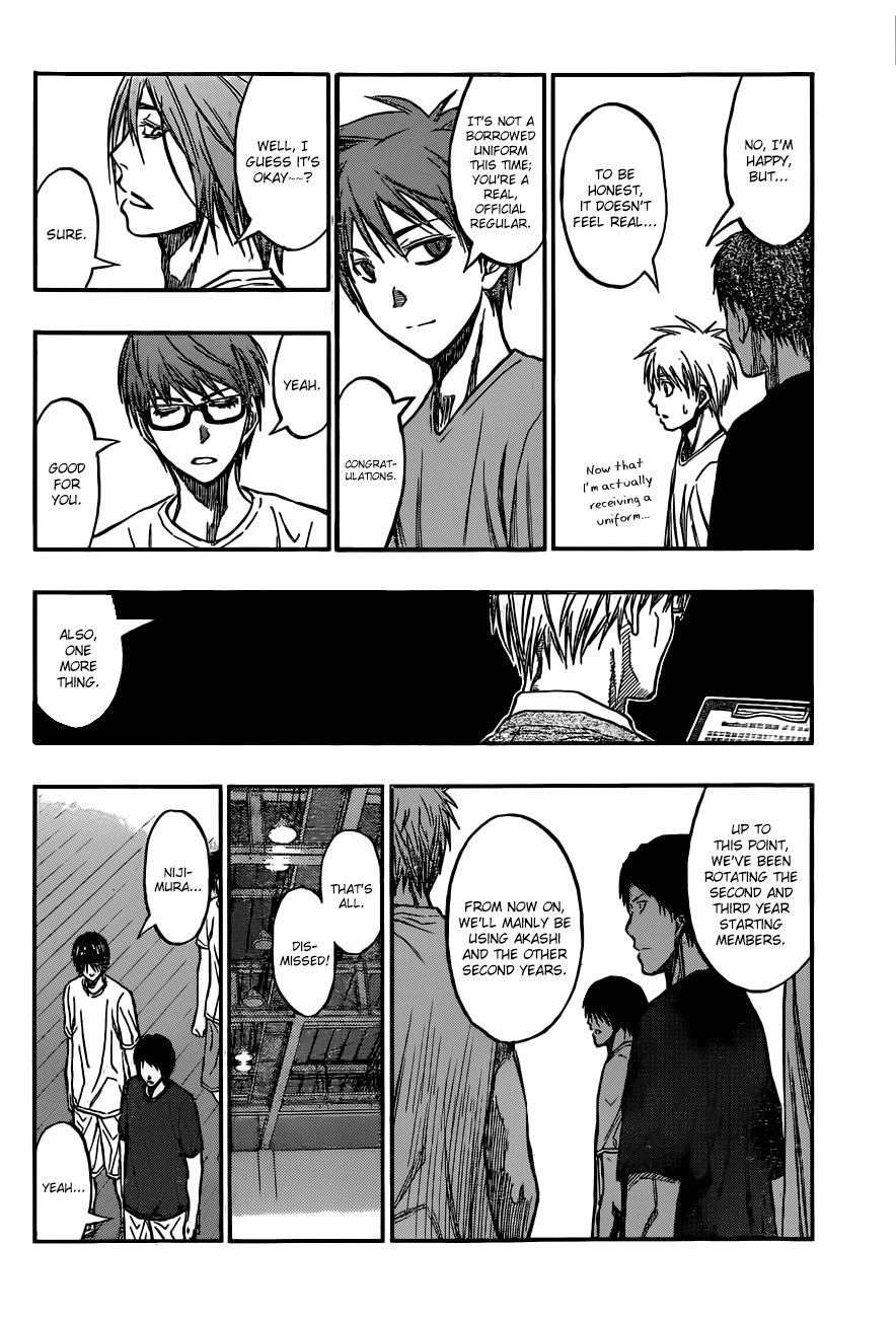 Kuroko no Basket Chapter 210 page 10 - Chapter 210: I Already Knew