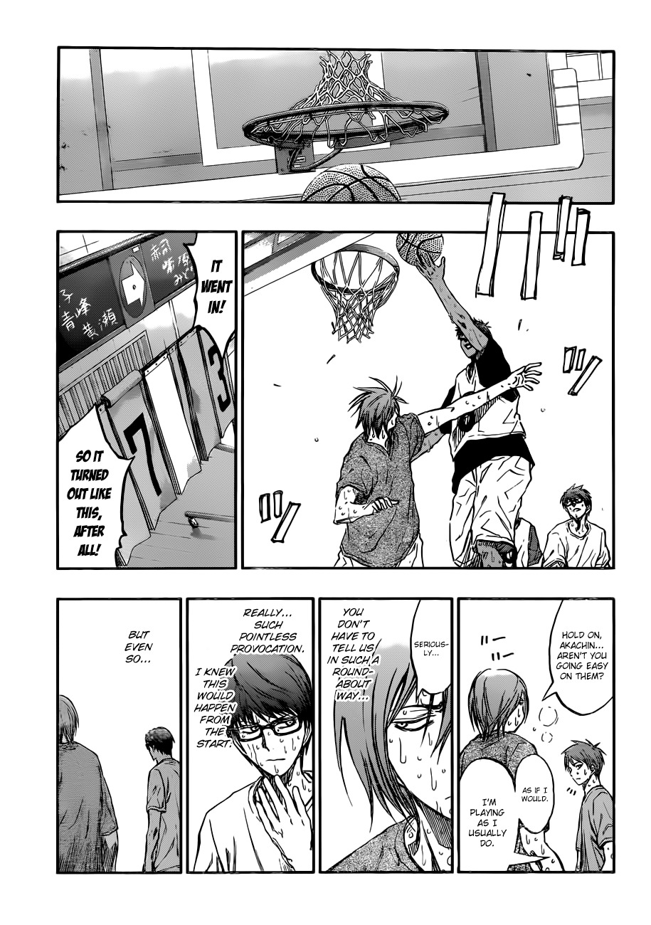 Kuroko no Basket Chapter 212 page 15 - Chapter 212: I Feel Like I Can't Lose