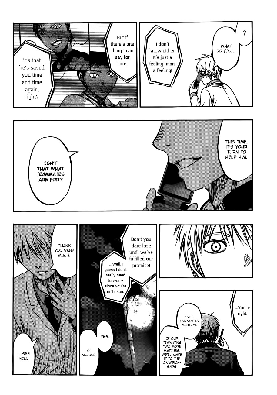 Kuroko no Basket Chapter 214 page 10 - Chapter 214: I'm Looking Forward To It!