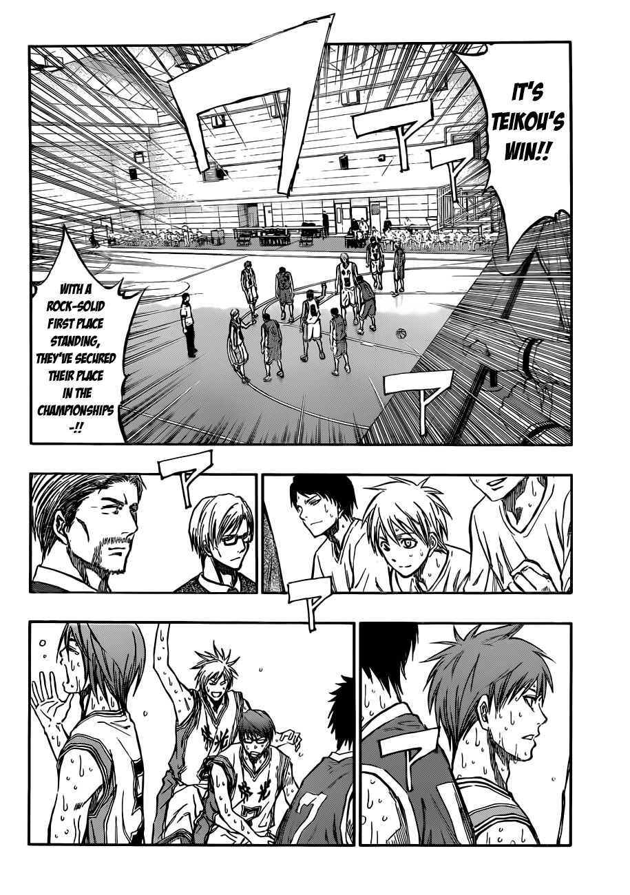 Kuroko no Basket Chapter 214 page 16 - Chapter 214: I'm Looking Forward To It!
