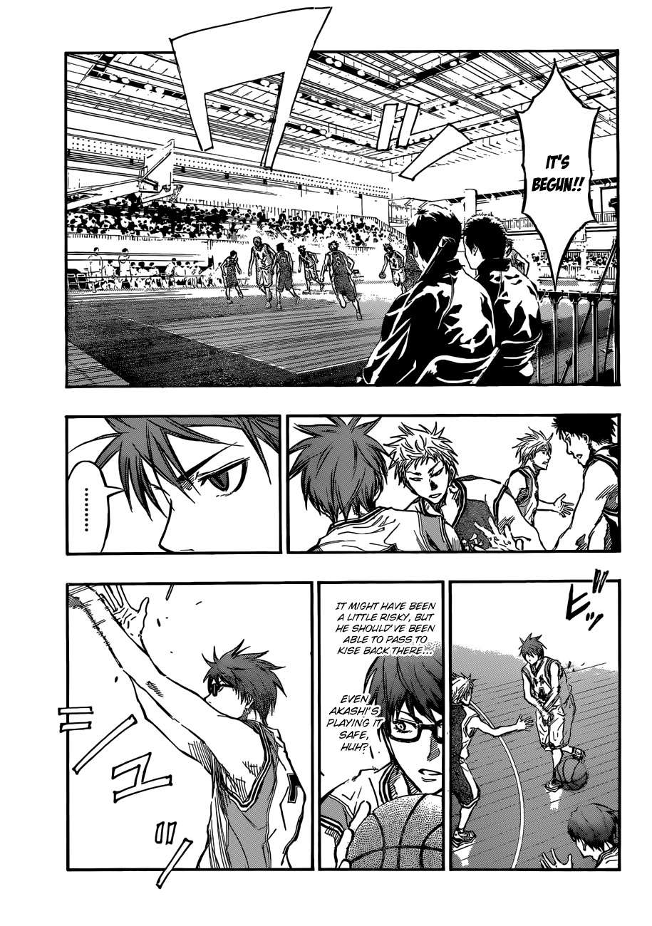 Kuroko no Basket Chapter 215 page 15 - Chapter 215: Let's Do Our Best
