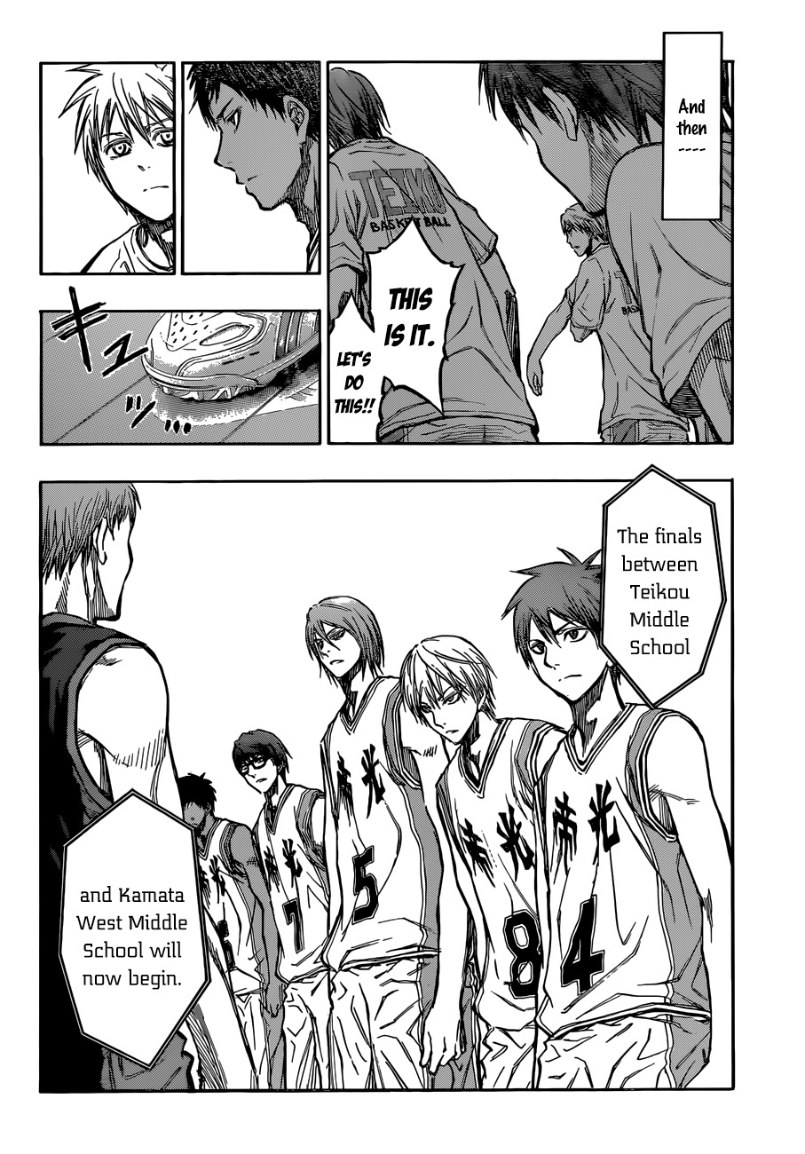 Kuroko no Basket Chapter 216 page 18 - Chapter 216: ...Sorry