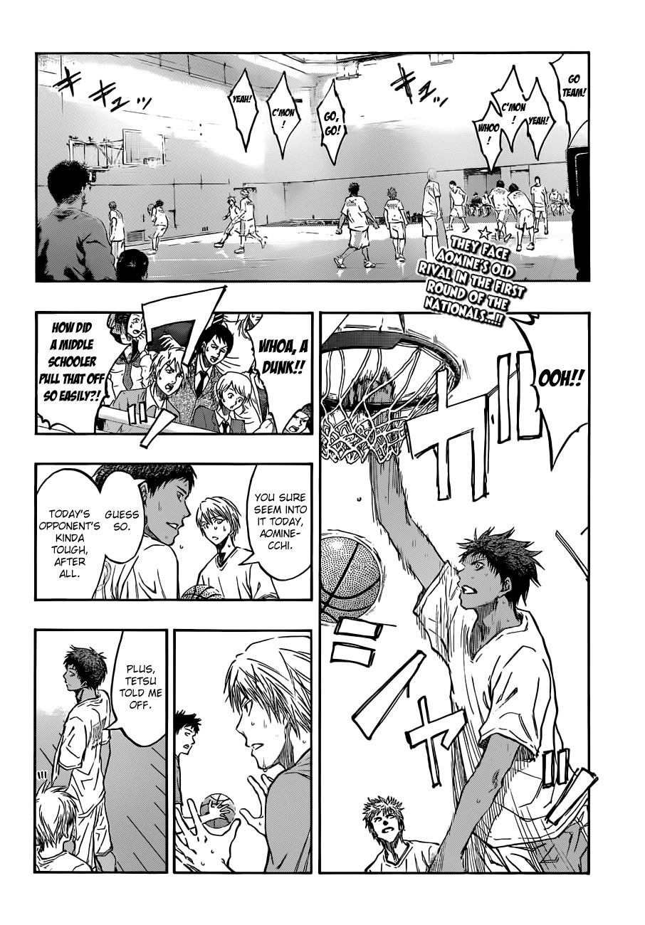 Kuroko no Basket Chapter 216 page 2 - Chapter 216: ...Sorry