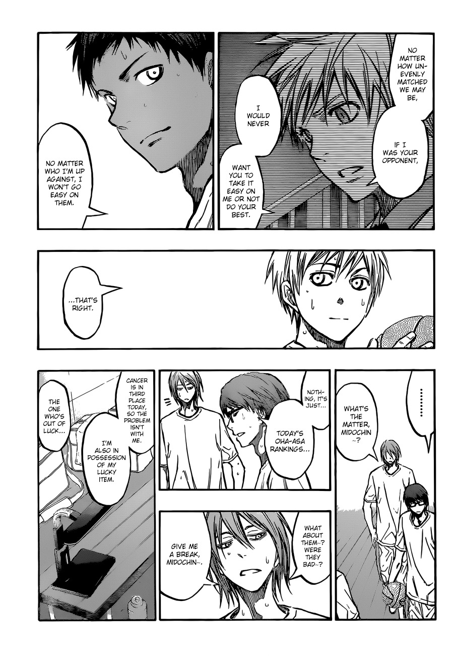 Kuroko no Basket Chapter 216 page 3 - Chapter 216: ...Sorry