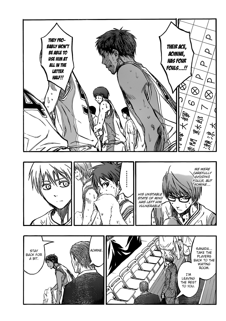 Kuroko no Basket Chapter 217 page 11 - Chapter 217: Let's Go