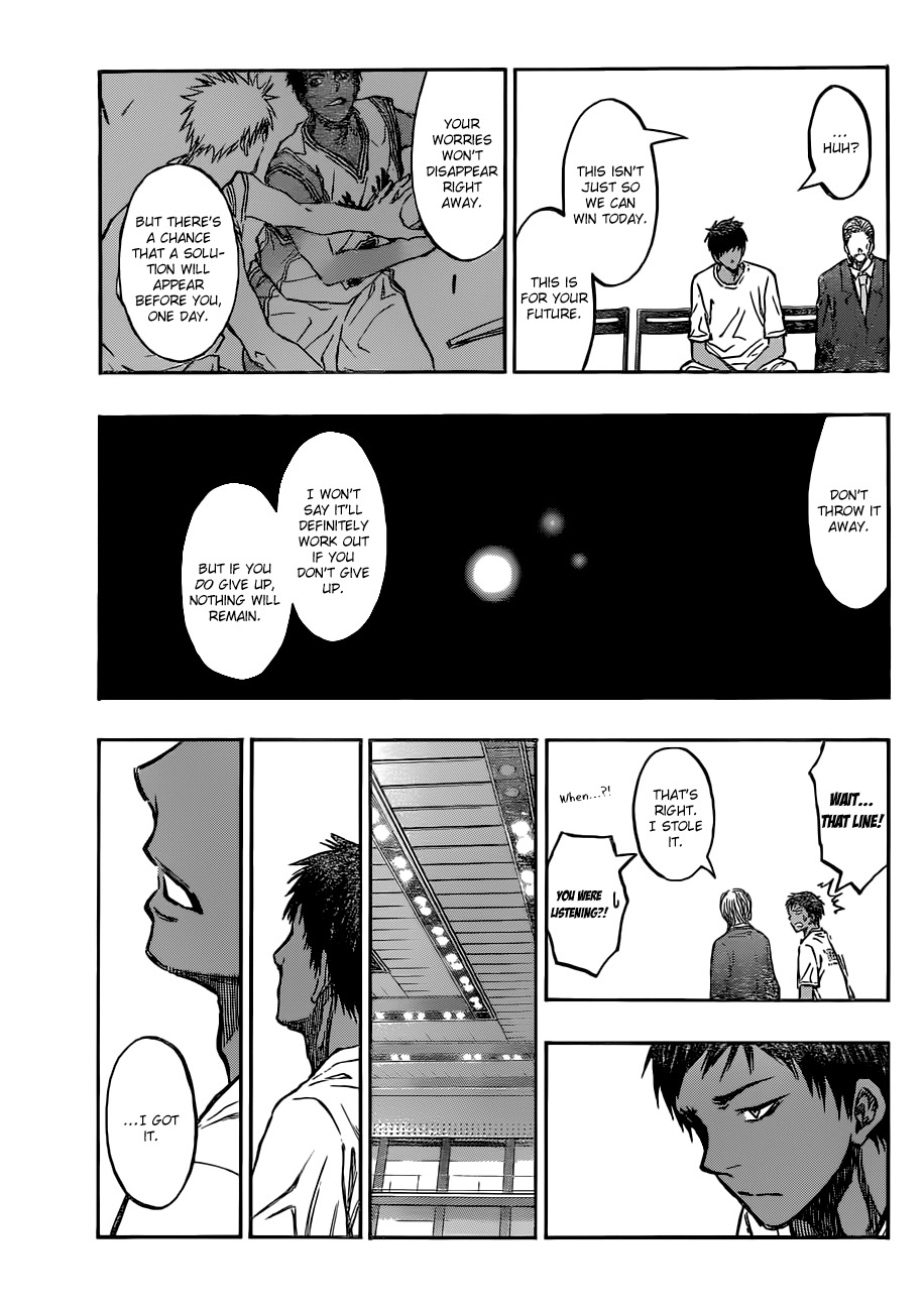 Kuroko no Basket Chapter 217 page 15 - Chapter 217: Let's Go