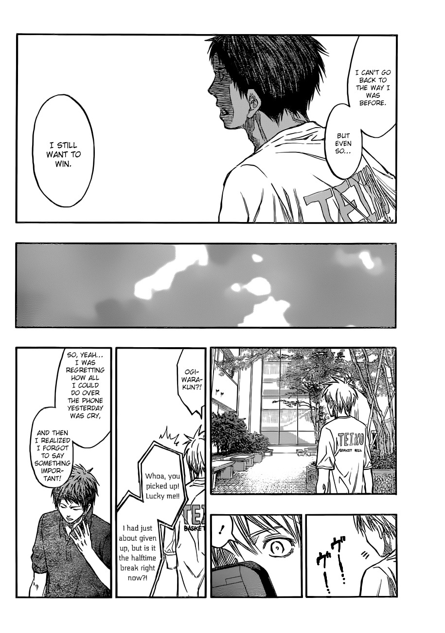 Kuroko no Basket Chapter 217 page 16 - Chapter 217: Let's Go