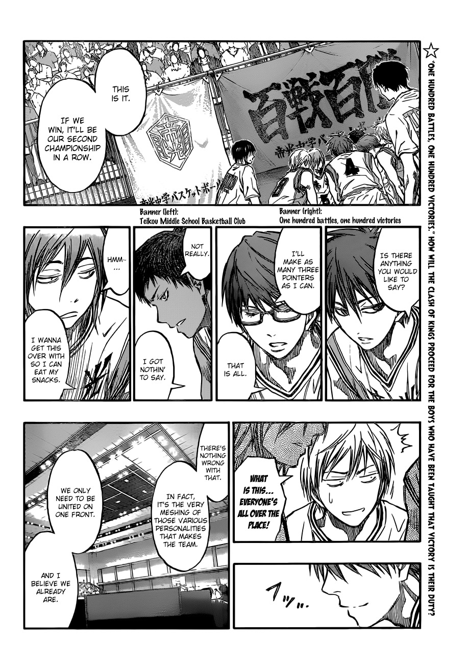 Kuroko no Basket Chapter 217 page 2 - Chapter 217: Let's Go