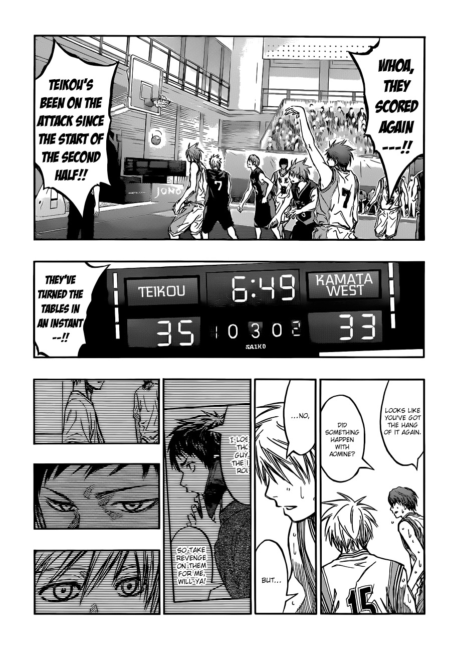 Kuroko no Basket Chapter 218 page 12 - Chapter 218: Even If It's Just For Now